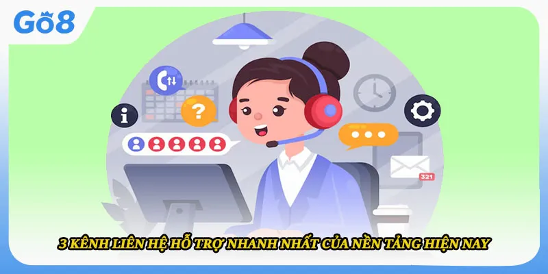 3 kênh liên hệ hỗ trợ nhanh nhất của nền tảng hiện nay